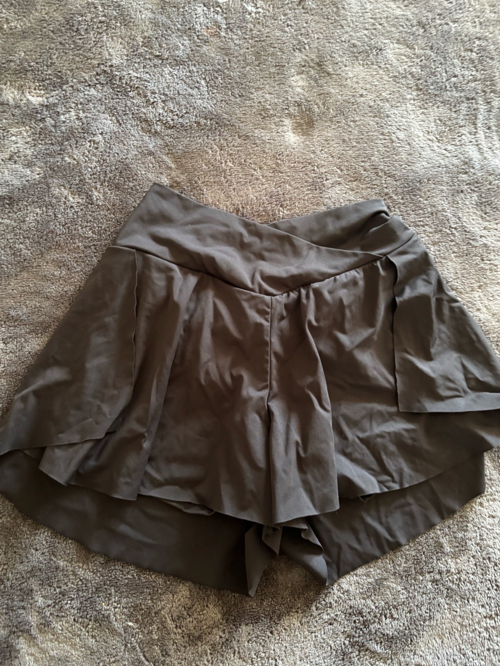 Black Active Skirt - Butterfly Shorts Medium
